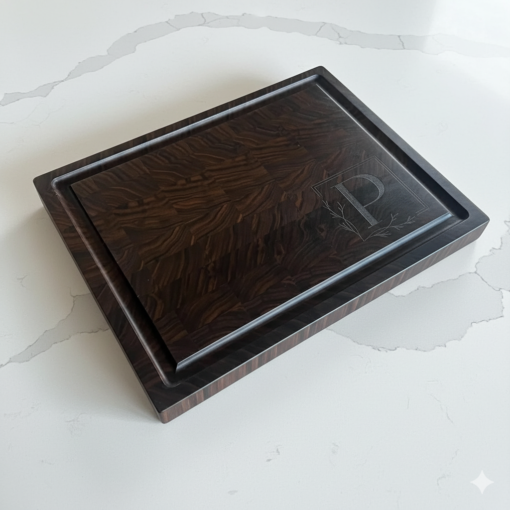 End-Grain Cutting Board - Walnut