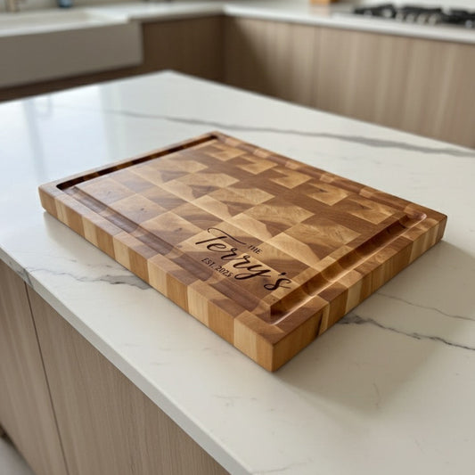 End-Grain Cutting Board - Maple